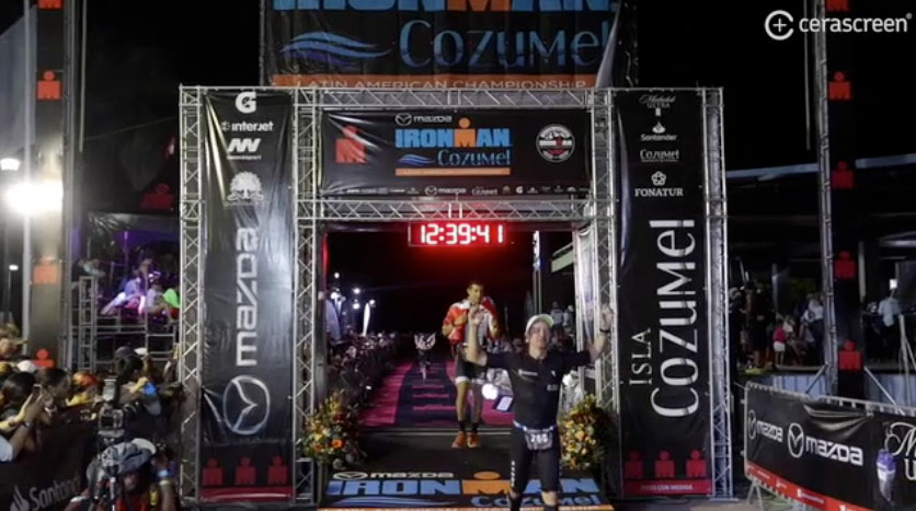 Dr. González unter den Top 30% AK beim Ironman Cozumel in Mexiko